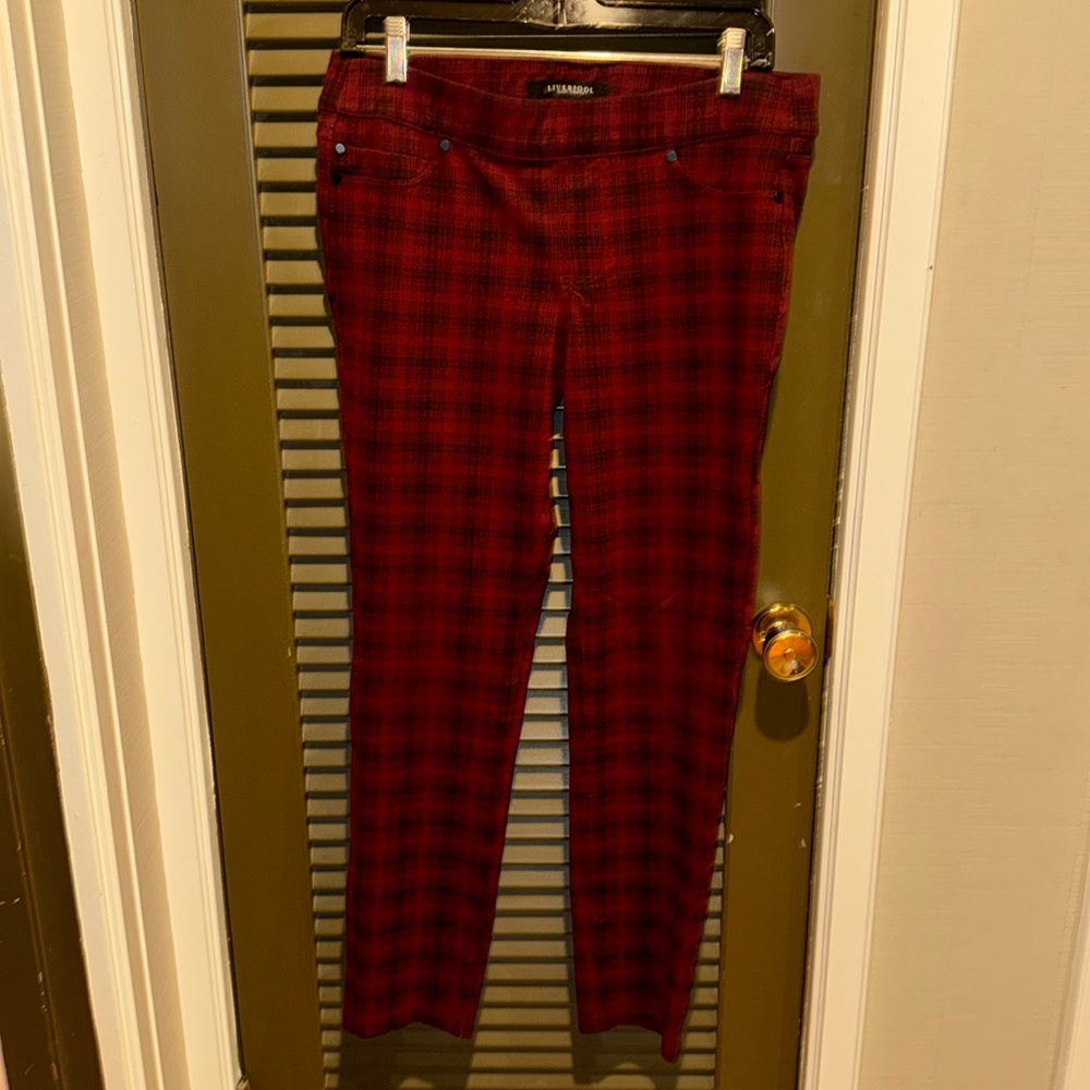 Red Plaid Leggings